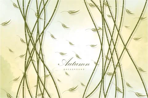 Bamboo forest. Stock Illustration