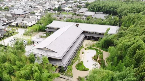 Bamboo forest temple Vidéo 122593855