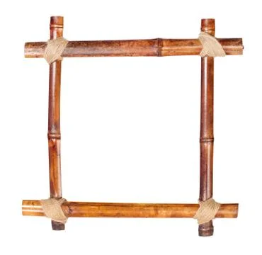 Bamboo frame Stock Illustration