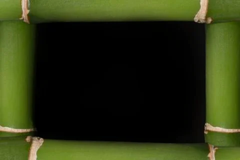 Bamboo frame Stock Photos