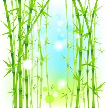 Bamboo fresh background Ilustración de archivo