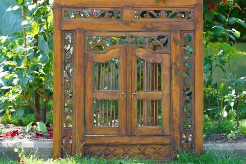 Bamboo gate 写真素材