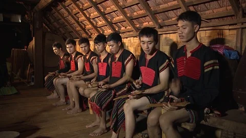 Bamboo Gong Stock Footage 103596455
