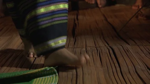 Bamboo Gong Stock Footage 103597134