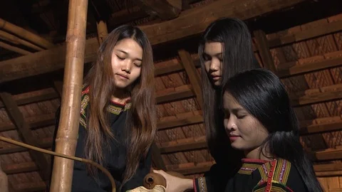 Bamboo Gong Stock Footage 103597142