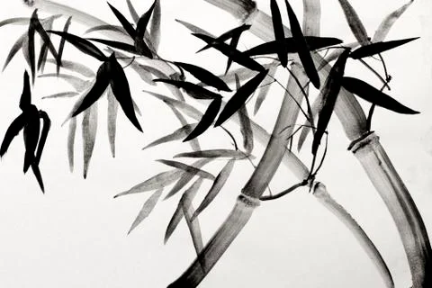 Bamboo grove Stock Illustration