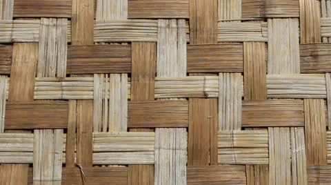 Bamboo House Construction Weave Texture Stock Footage 25968168