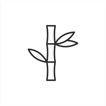 Bamboo Icon Stock Illustration