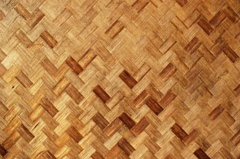 Bamboo knit mat background texture Stock Illustration