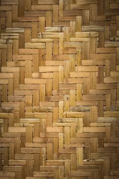 Bamboo knitting background Stock Photos