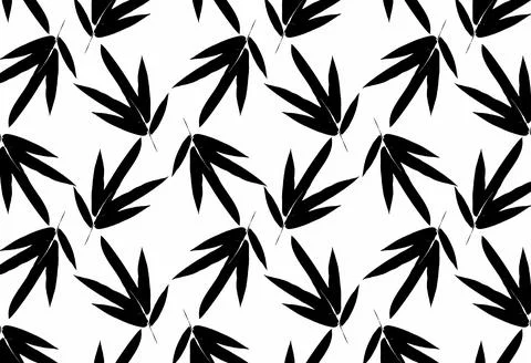 Bamboo Leaf Design  Stock Illustration