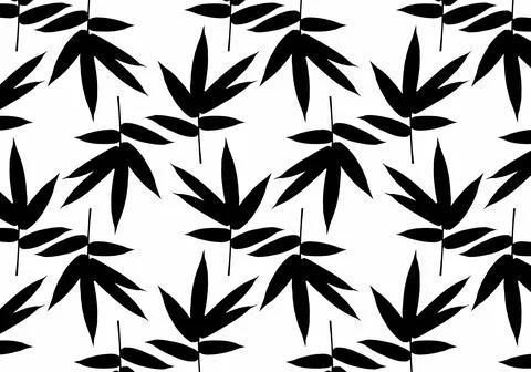 Bamboo Leaf Design  Stock Illustration