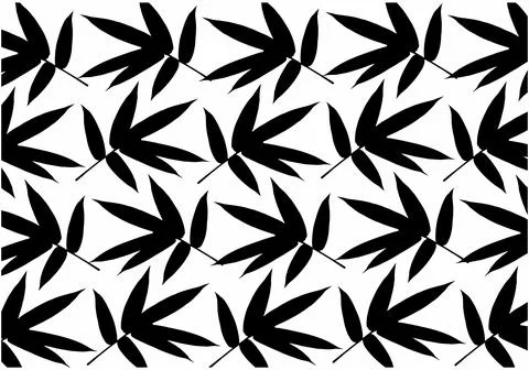 Bamboo Leaf Design  Illustrazione stock