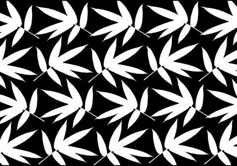 Bamboo Leaf Design  Stock Illustration