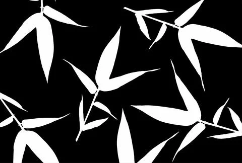 Bamboo Leaf Design  Illustrazione stock