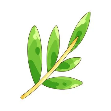Bamboo leaf Stockillustratie
