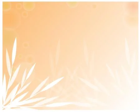 Bamboo leave with abstract background Stock Illustration