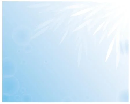 Bamboo leave with abstract background Stock Illustration