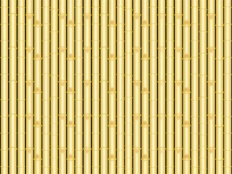 Bamboo Light yellow texture pattern background. Vector illustration Stock Illustration