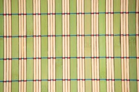 Bamboo mat background. Foto stock