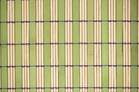 Bamboo mat background. Stock Photos