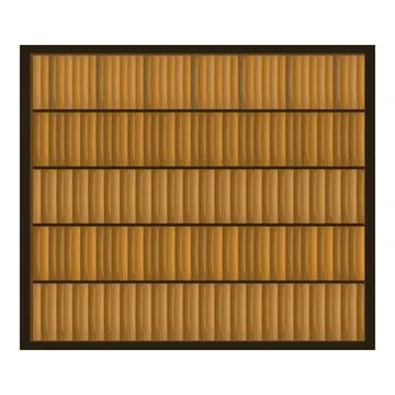 Bamboo mat surface forming a textured background Illustrazione stock