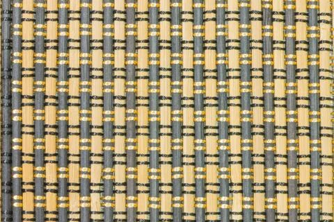 Bamboo mat texture Stock Photos