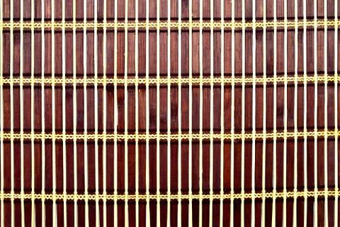 Bamboo mat texture Stock Photos