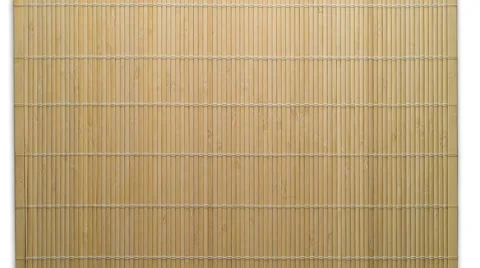 Bamboo mat zoom in Stockbeeldmateriaal 8909619