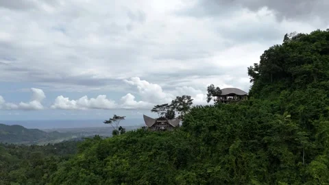 Bamboo palace in the sky Stock Footage 291110650