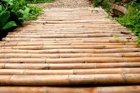 Bamboo path Stock Photos