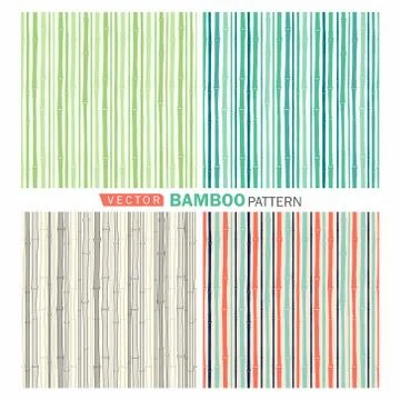 Bamboo pattern Stock Illustration