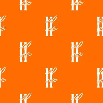 Bamboo pattern seamless Illustrazione stock