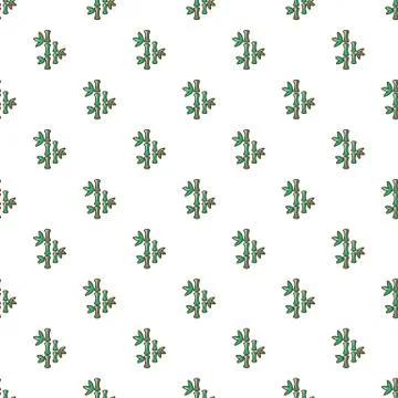 Bamboo pattern seamless Stock Illustration