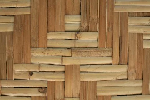 Bamboo pattern wall Stock Photos