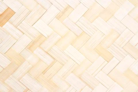 Bamboo pattern weave for background Stock Photos