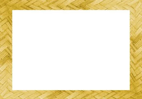 Bamboo picture frame Stock Photos