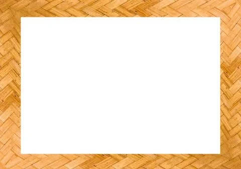Bamboo picture frame Stock Photos