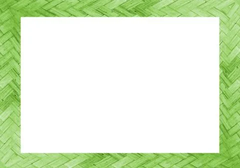 Bamboo picture frame Stock Photos