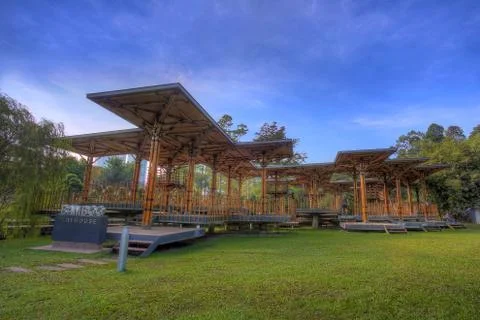 Bamboo PlayHouse Foto stock