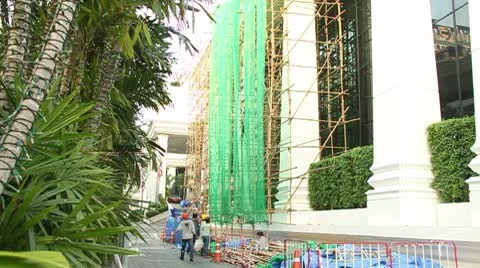 Bamboo Scaffolding Vidéo 8998781