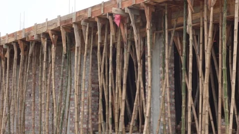 Bamboo Scaffolding Stock Footage 333967341