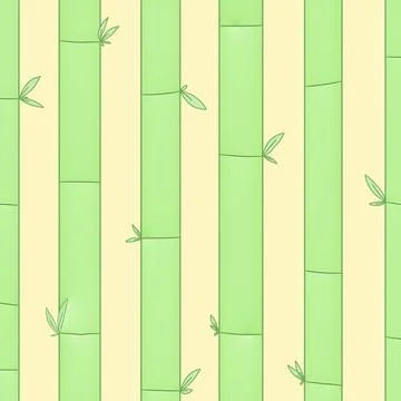 Bamboo seamless background Stock Illustration