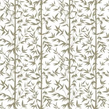 Bamboo seamless pattern Stock Illustration