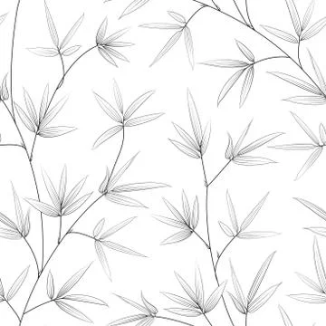 Bamboo seamless pattern Stock Illustration