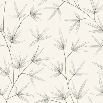 Bamboo seamless pattern Stock Illustration