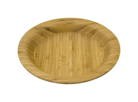 Bamboo serving tray Stock Photos