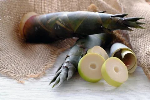 Bamboo shoot Foto stock