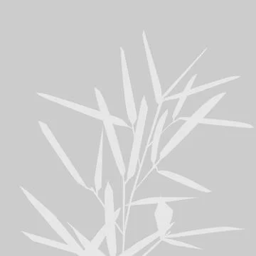 Bamboo Silhouette on Gray Stock Illustration