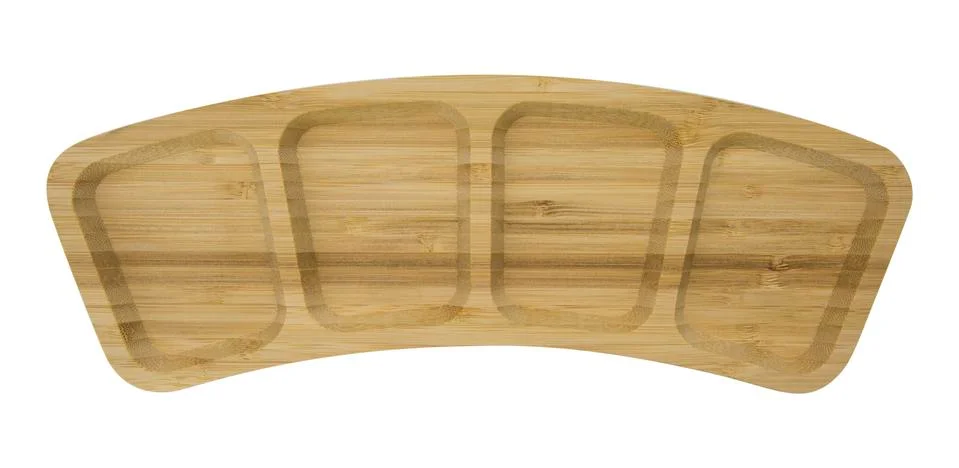 Bamboo split snack platter Stock Photos